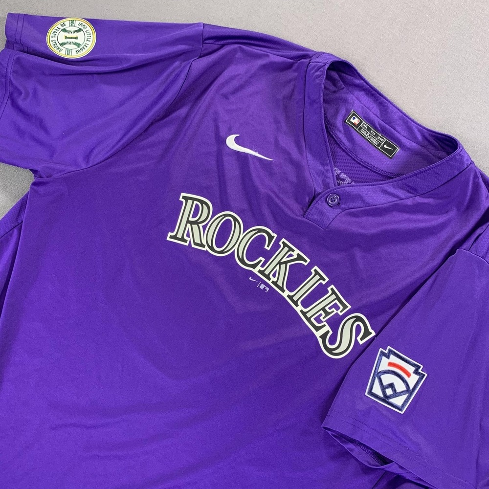 IRMO South Carolina Rockies Shirt Men XXL Purple Baseball Nike Little League Top